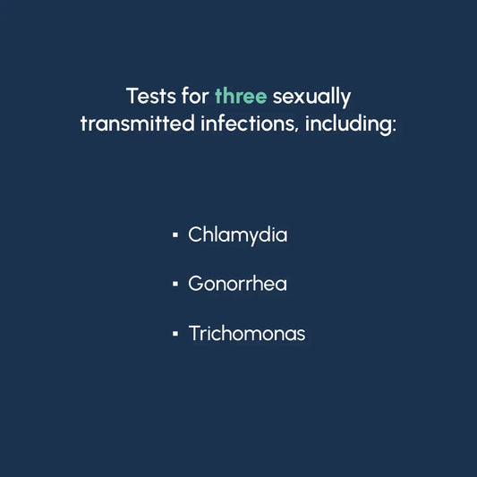 KitLab STD Test - Common Kit Tests For Chlamydia, Gonorrhea, & Trichomonas