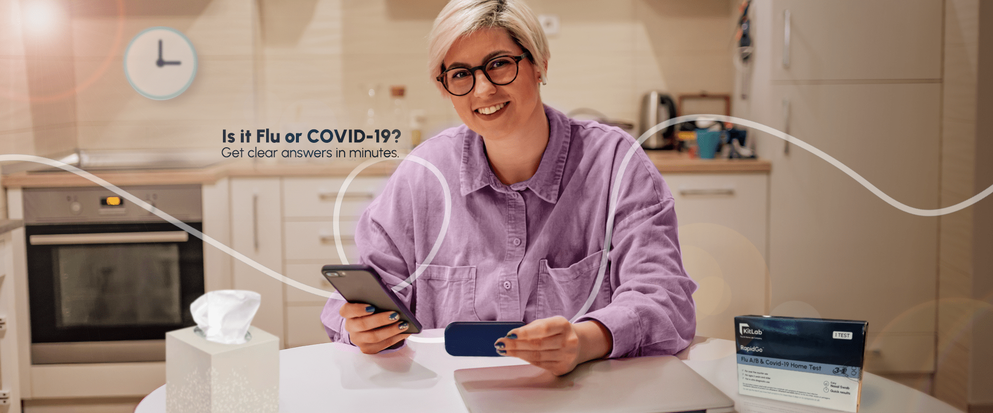 Flu A/B COVID Test Kit